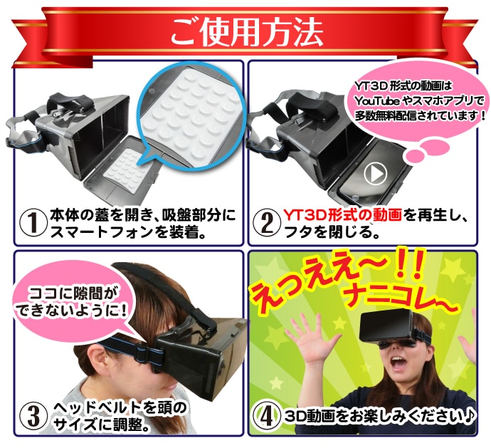 3Dダイナミックスコープ(VRゴーグル)【現物】使い方