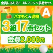 【ゴルフコンペ賞品17点セット】3組12名様：会費2,000円（全員に当たる！）