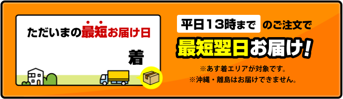 最短翌日お届け