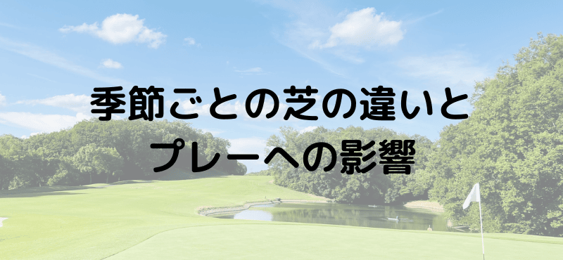 季節ごとの芝の違いとプレーへの影響