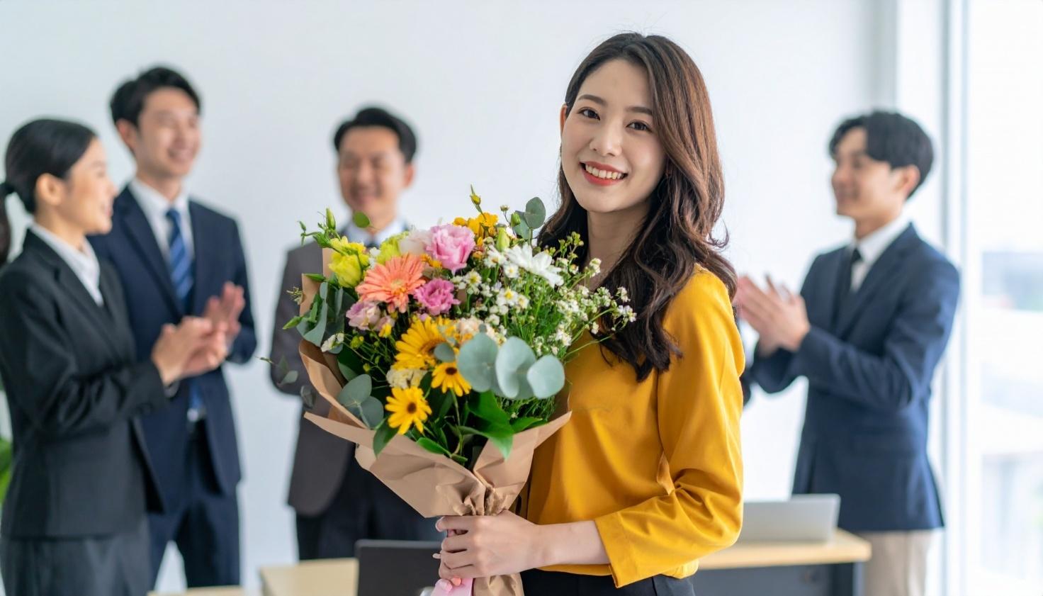 贈る相手にぴったりの花束を選んで心に残る送別会に！