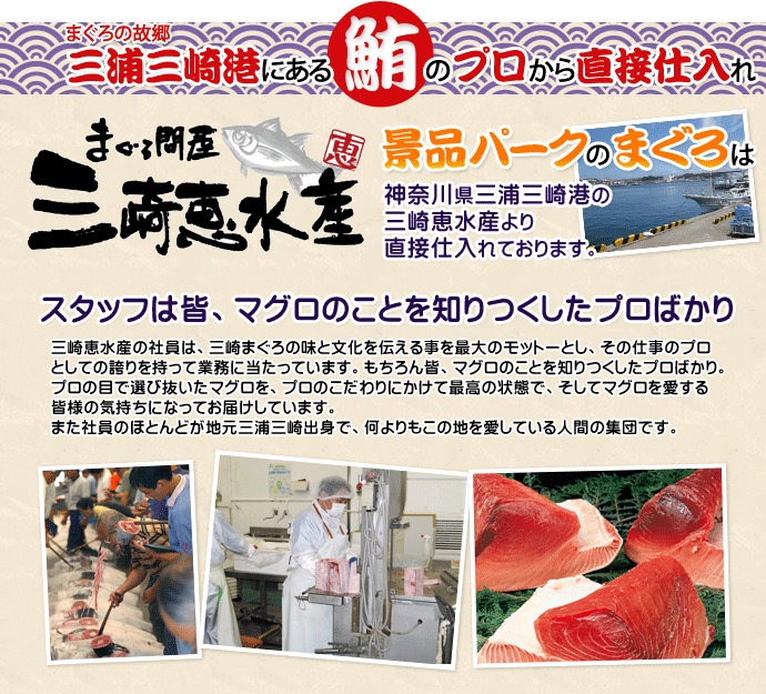 三浦三崎港にある鮪のプロから直接仕入れ