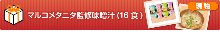 マルコメタニタ監修味噌汁(16食)【現物】