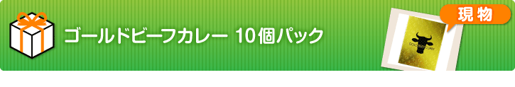 ゴールドビーフカレー10個パック【現物】