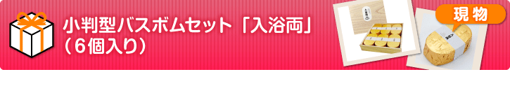 小判型バスボムセット「入浴両」（6個入り）