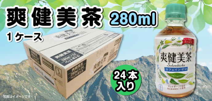 爽健美茶280mlPET×1ケース(24本入り)