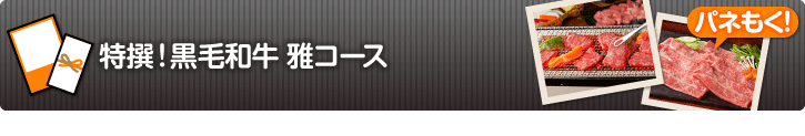 特撰!黒毛和牛 雅コース