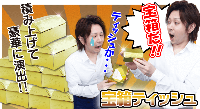 宝箱ティッシュ【現物】