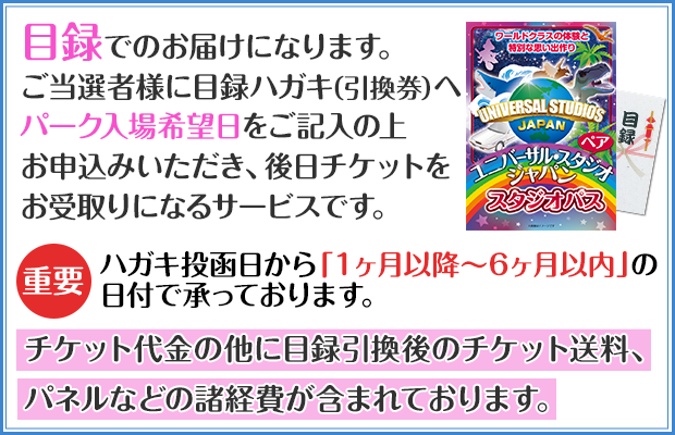 パネもく！】USJペアチケット（1デイ・スタジオ・パス）（A3パネル付