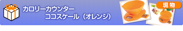 カロリーカウンター ココスケール（オレンジ）