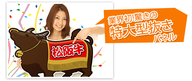 特大型抜きパネル