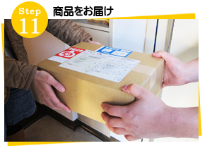 商品をお届け