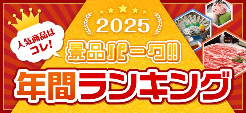 景品パーク年間総合ランキング2025