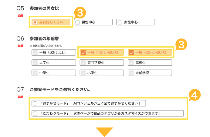 賞を個別に指定・追加する場合の手順続き