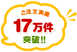 ご注文実績17万件突破！