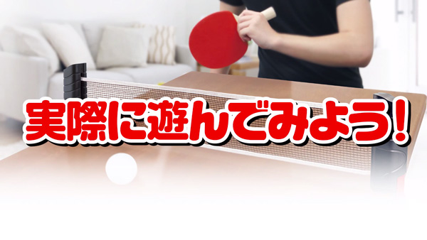 ポータブル卓球セットレビュー4