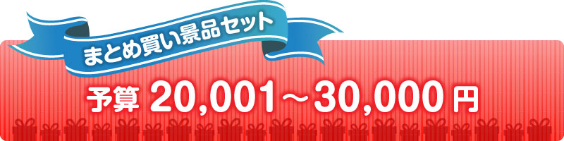 予算で選ぶ30,000円以下の人気景品セット