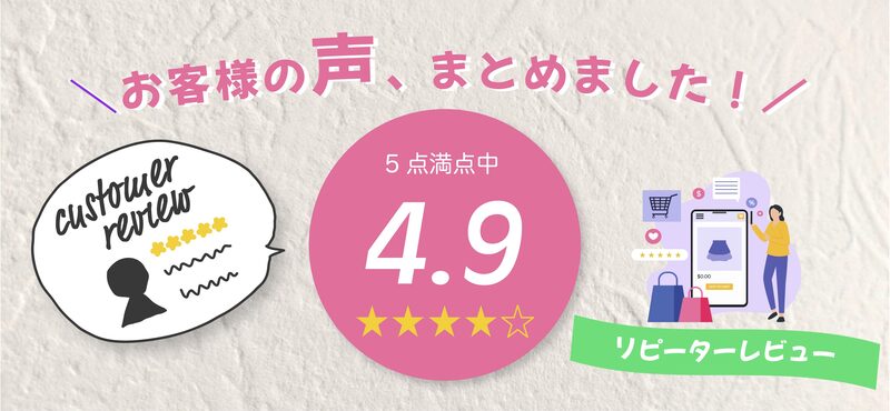 景品パークリピーター様 お客様レビュー14500件突破！