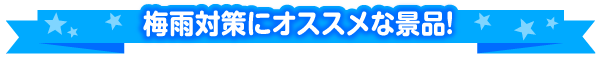 梅雨対策におすすめ景品