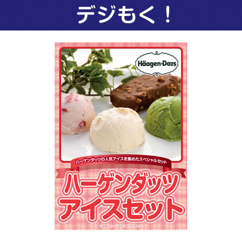 【デジもく！】ハーゲンダッツアイスセット（パネル・目録無し）[当日メール納品可・送料無し]
