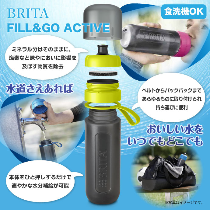 Brita浄水機能付きボトル Fill Go Active フィル ゴー アクティブ 現物 景品パーク Brita浄水機能付きボトル Fill Go Active フィル ゴー アクティブ 現物 景品パーク
