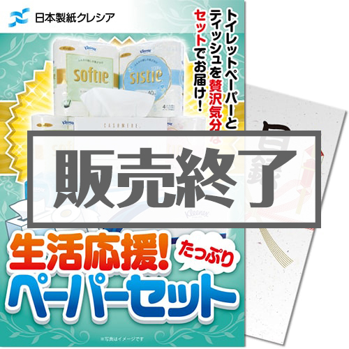 【パネもく！】クレシア 生活応援！たっぷりペーパーセット（A4パネル付）[当日出荷可]