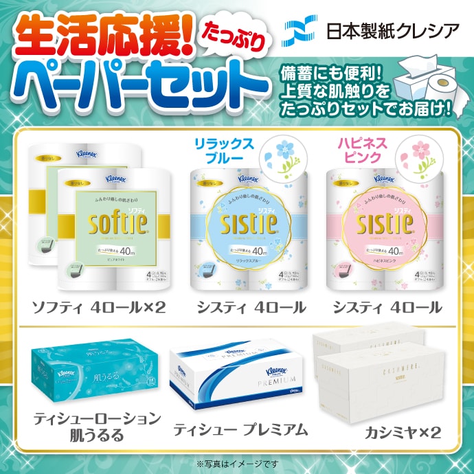 クレシア 生活応援!たっぷりペーパーセット