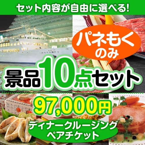 【パネもく！】豪華ランチクルージングペアチケット（A4パネル付）