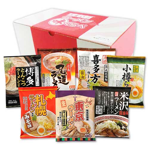 【現物】ご当地ラーメン味くらべ7食入り[当日出荷可]