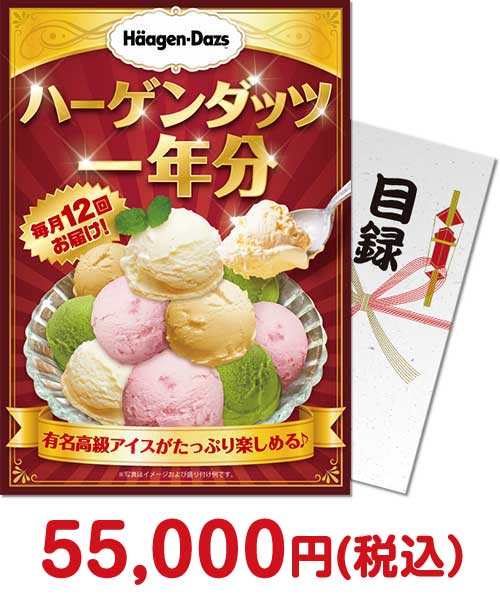 ⑤ハーゲンダッツアイスクリーム　一年分