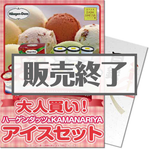 【パネもく！】大人買い！ハーゲンダッツ＆KAMANARIYAアイスセット（A4パネル付）[当日出荷可]