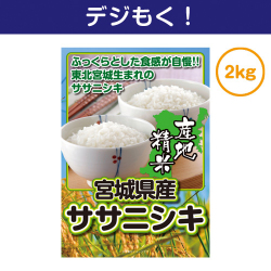 宮城県産ササニシキ2kg