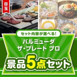 <内容が選べるまとめ買い景品5点セット> 目玉:バルミューダ ザ・プレート プロ