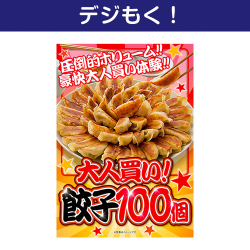 大人買い！餃子100個