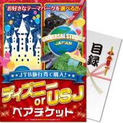 景品パークレビュー 【パネもく！】JTB旅行券で購入！ディズニー or USJ ペアチケット