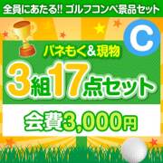 【ゴルフコンペ賞品17点セット】3組12名様：会費3,000円（全員に当たる！）Cコース