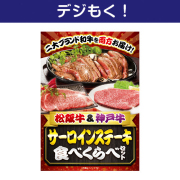 景品パークレビュー 【デジもく!】松阪牛&神戸牛 サーロインステーキ食べくらべセット