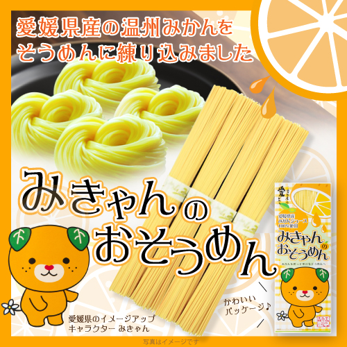 みきゃんのおそうめん 現物 景品パーク