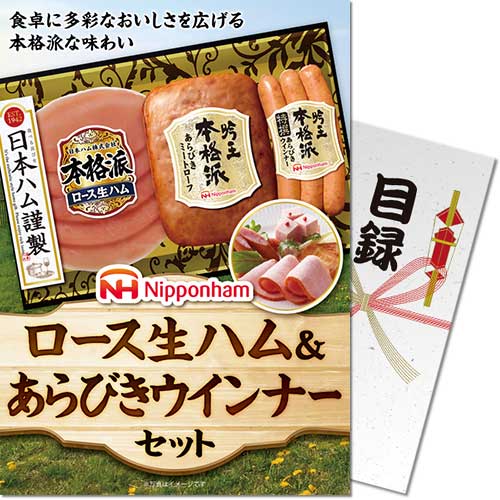 ニッポンハム ロース生ハム＆あらびきウインナーセット