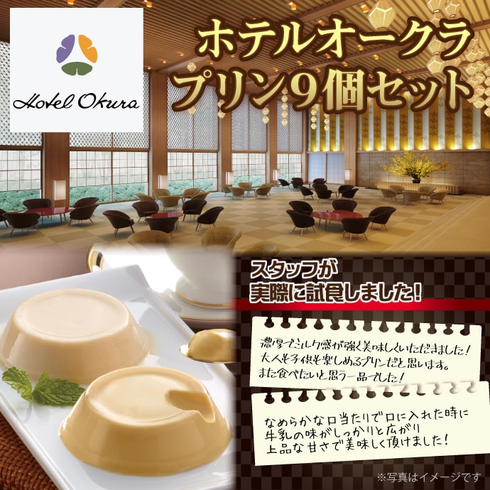 ホテルオークラプリン9個セット
