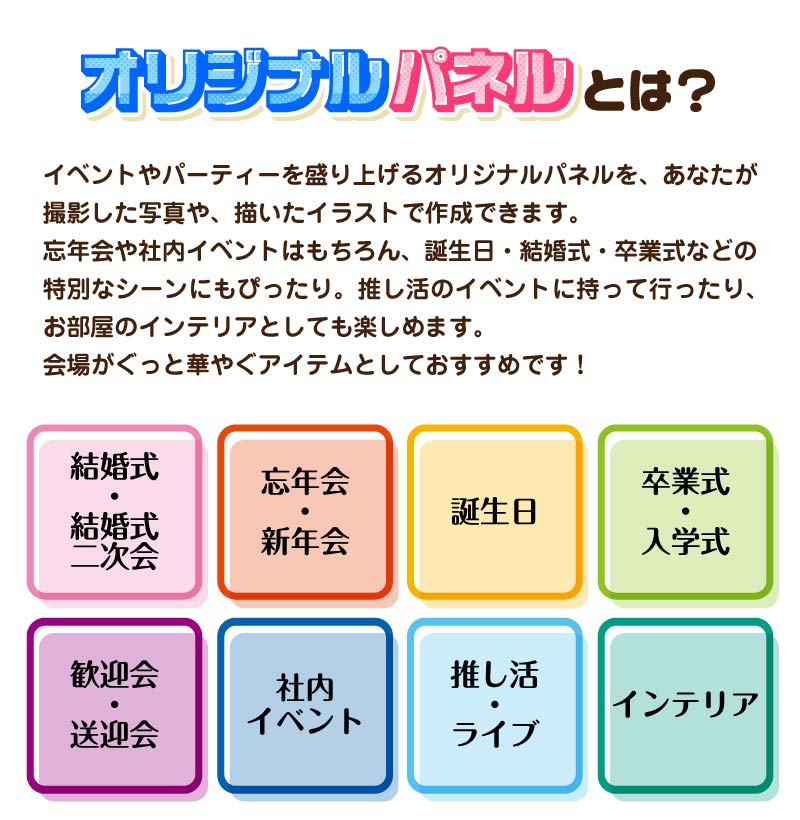 オリジナルパネルとは？