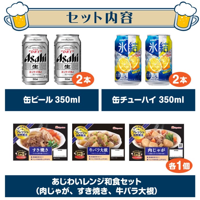 おつまみ個配和食4,000円セット（アルコール）