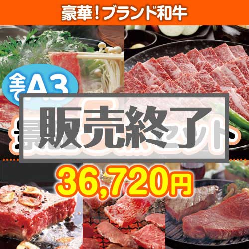 【楽々まとめ買い景品セット：当選者5名様向け】ブランド和牛 5点セット