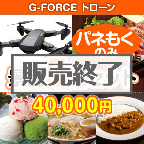 【楽々まとめ買い景品セット：当選者5名様向け】G-FORCE ドローン 5点セット