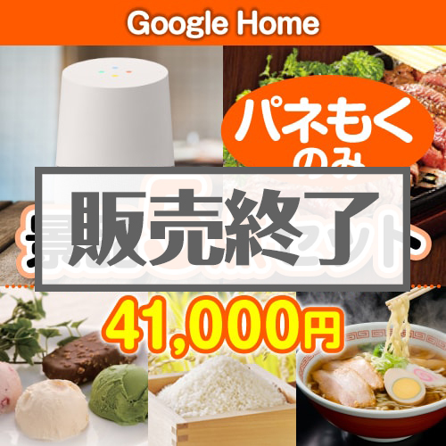 【パネもく！】Google Home 5点セット（A4パネル付）[当日出荷可]