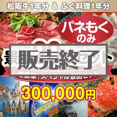 【楽々まとめ買い景品セット：当選者20名様向け】全てパネもく！超豪華スペシャル景品20点セット [送料無料・全品目録パネル付・当日出荷可]