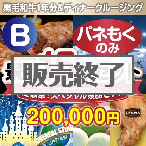 【楽々まとめ買い景品セット：当選者15名様向け】全てパネもく！超豪華スペシャル景品15点セットＢコース [送料無料・全品目録パネル付・当日出荷可]