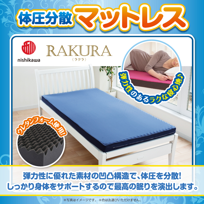 パネもく 西川 体圧分散マットレス パネル付 景品パーク