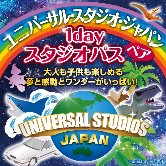 ユニバーサルスタジオジャパン USJ ユニバ ペアチケット - 遊園地