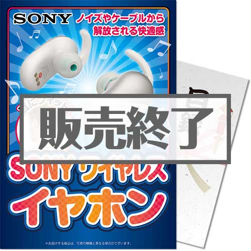 【パネもく！】SONY ワイヤレスイヤホン（A4パネル付）[当日出荷可]